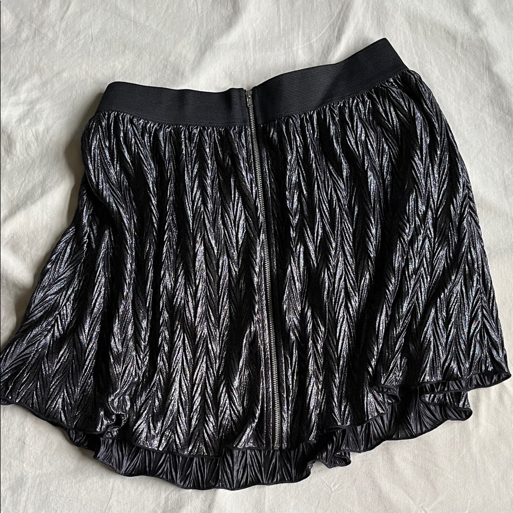 Sparkle & Fade Black Mini Skirt